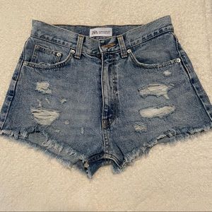 ZARA Denim Shorts